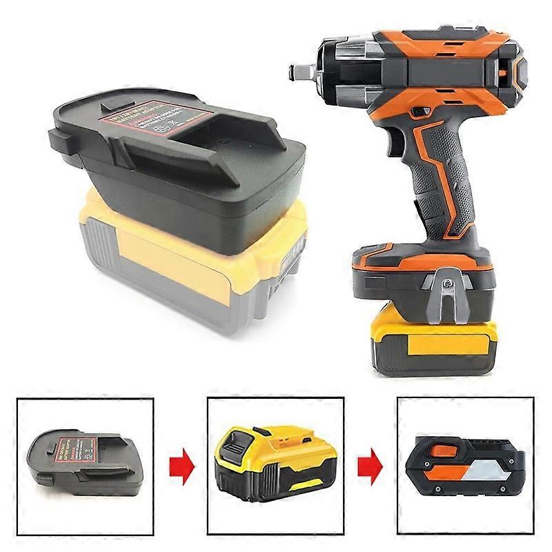 Adapter for Dewalt 20V Li-ion Battery Convert To for Ridgid for AEG 18V Tools