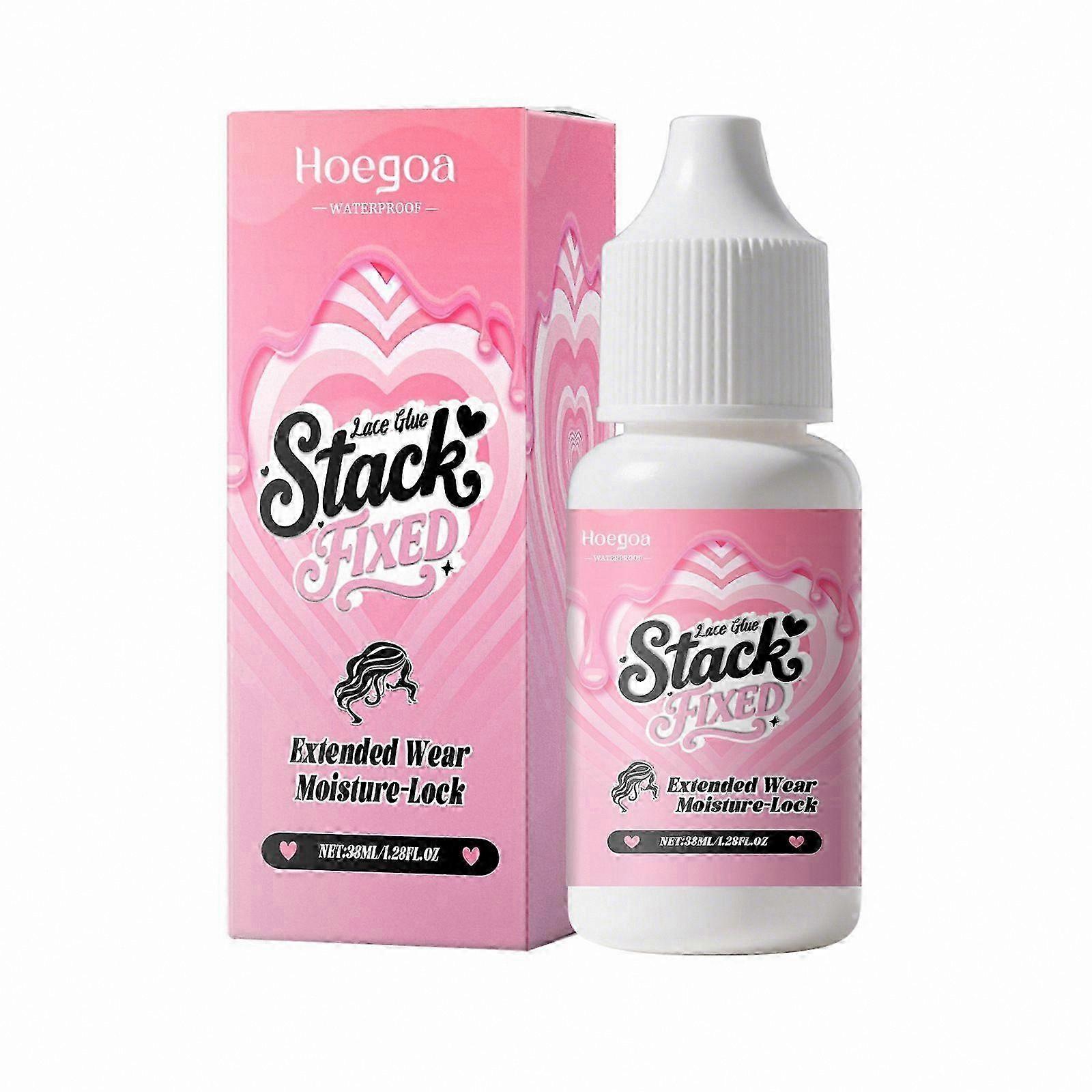 Durable Wig Adhesive for Hair Systems - Invisible, Non-Toxic, Humidity & Water Resistant Bonding Solution