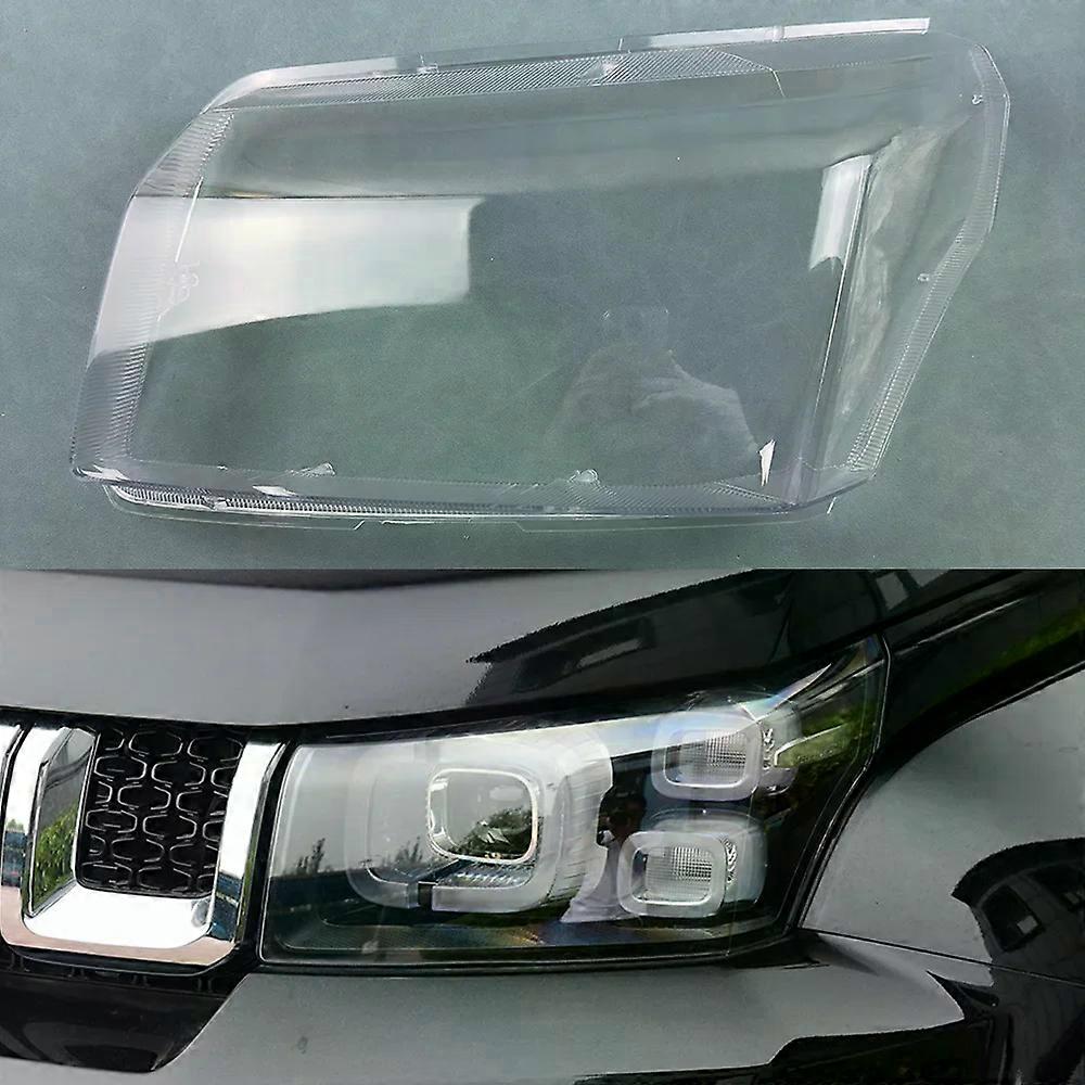 For Baic Beijing BJ40 PLUS 2018-2023 Transparent Lampshade Lamp Shade Front Headlight Shell Headlight Cover Lens Plexiglass