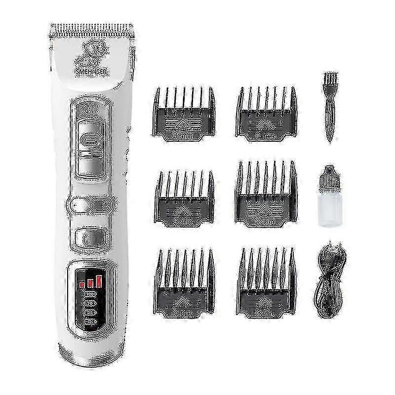 Dog Clipper With Lcd Display, Thick H Dog Clipper, Cordless Dog Cat Clipper, Dog Ging Kit, Detachable Ceramic Blade 4h Use *chyi