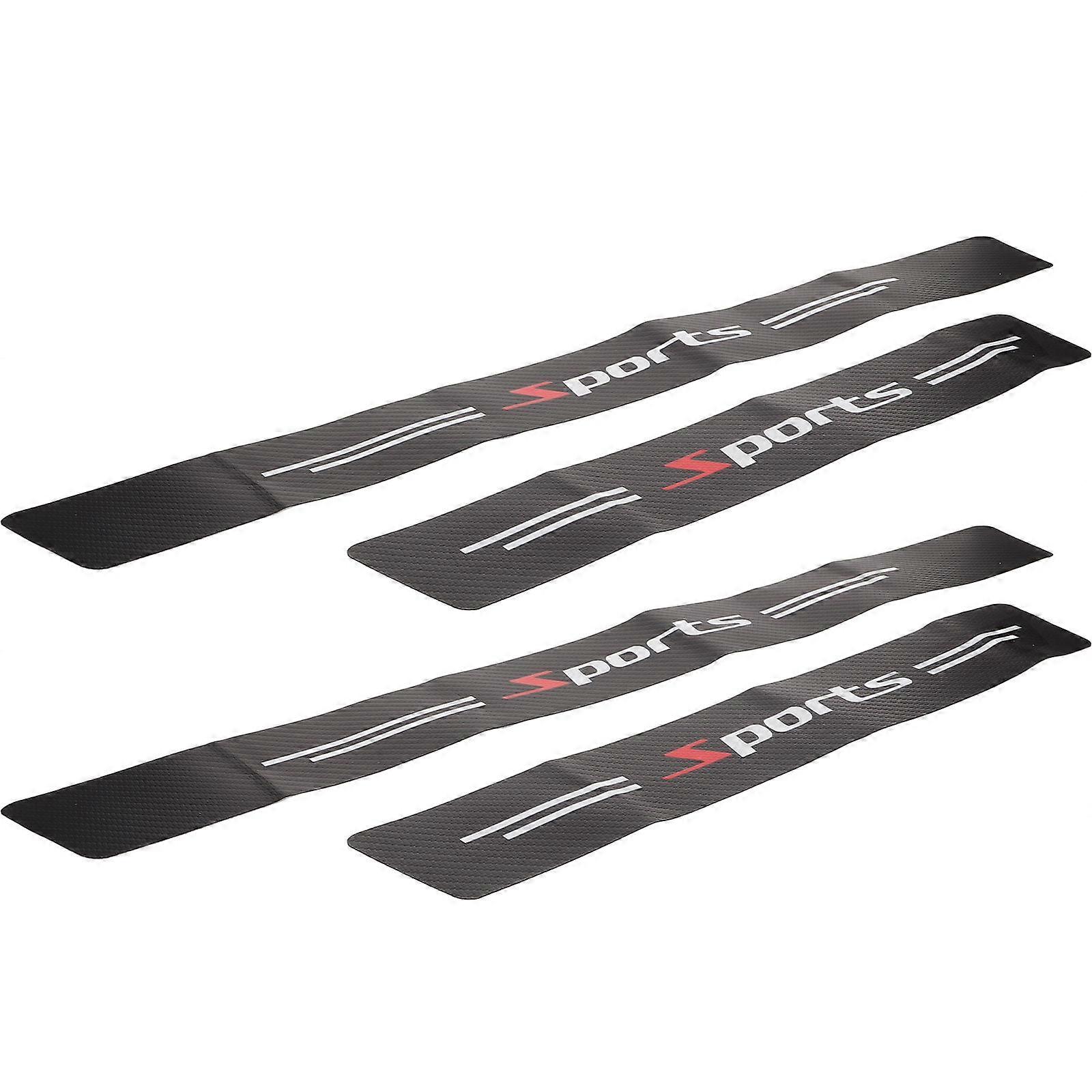 Protectores de umbral de puerta de coche antirrayas (4 unidades, uso universal)