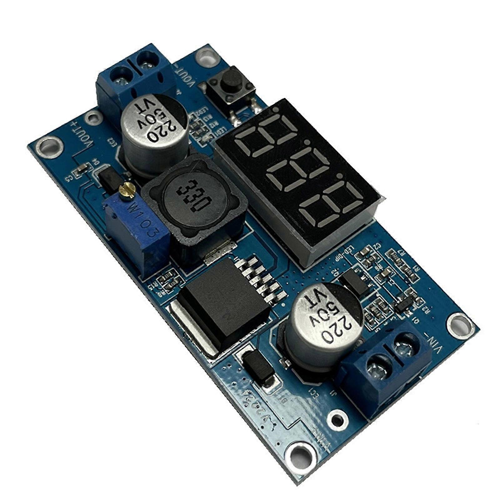 2.5A Adjustable StepUps Power Supply Module Featuring Digital Voltmeter And Voltages Regulation For Electronics Multicolor
