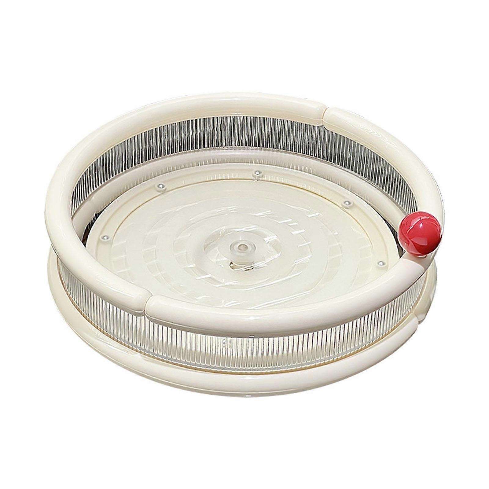 360 Degree Rotating Makeup Storage Organizers Cosmetic Shelf For Countertops Waterproof Plastic Design Easy Assembly Home Use Multicolor