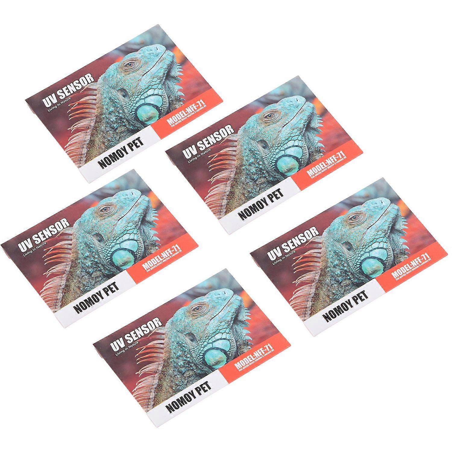 Crawl Pet UV Test Card Easy Measurements Reusable Quick Test UVB Sensor Card for Reptile UV Testing