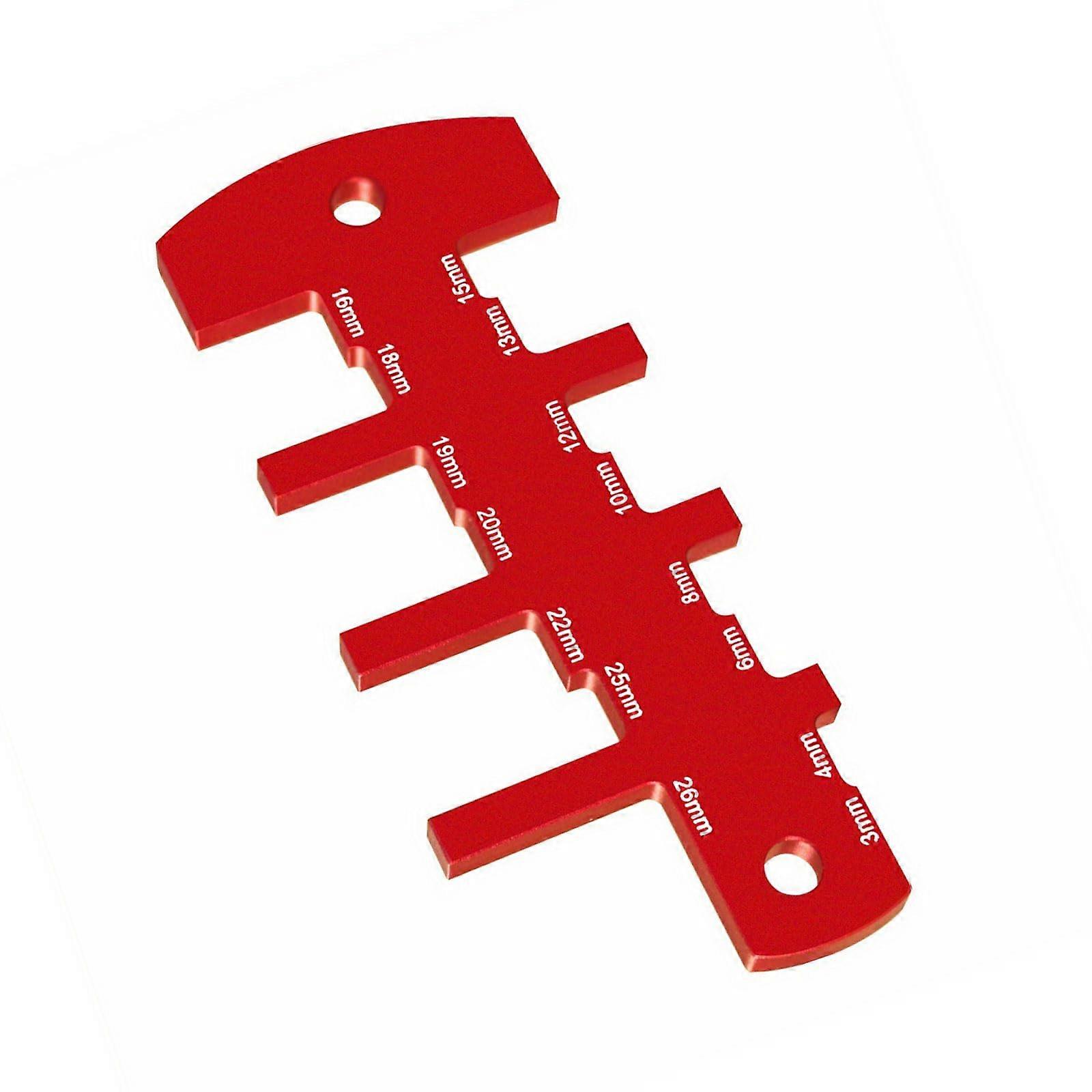 Height Measuring Gauge for Woodworking Router Table, Aluminum Depth Measurement Tool