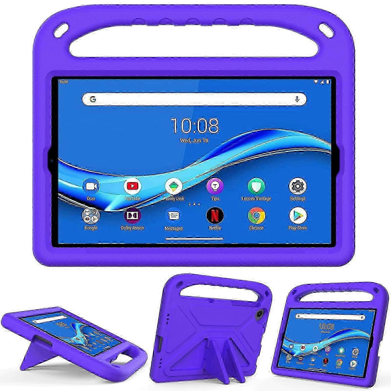 For Lenovo Tab M10 FHD Plus TB-X606F / TB-X606M Handle Portable EVA Shockproof Protective Case with Triangle Holder