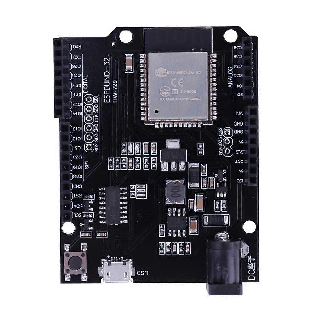 jixopn ESP32 Development Board WiFi Bluetooth-compatible CH340 Development Board 4MB Flash DC 5V-12V Compatible with for Arduino