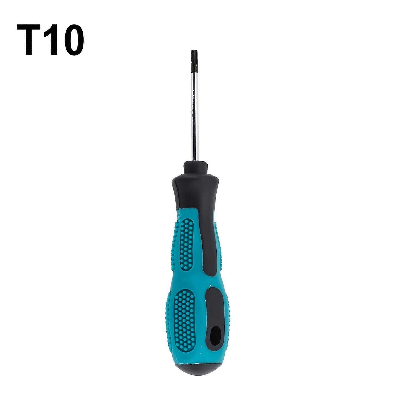 1pc T6-T10 Torx Screwdriver Magnetic Anti-slip Handle Hand Repaire Tools 5.3Inch