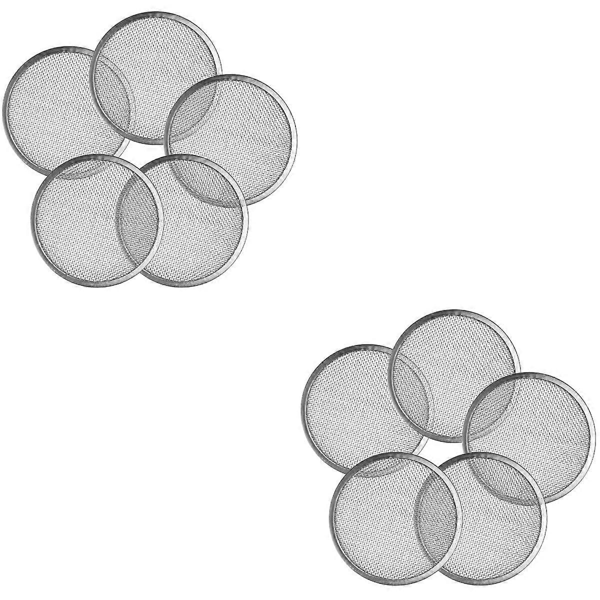 10 Pcs Screen Bean Sprouts Mason Jar Strainer Lid Maker Mesh Sprouting Lids Kit