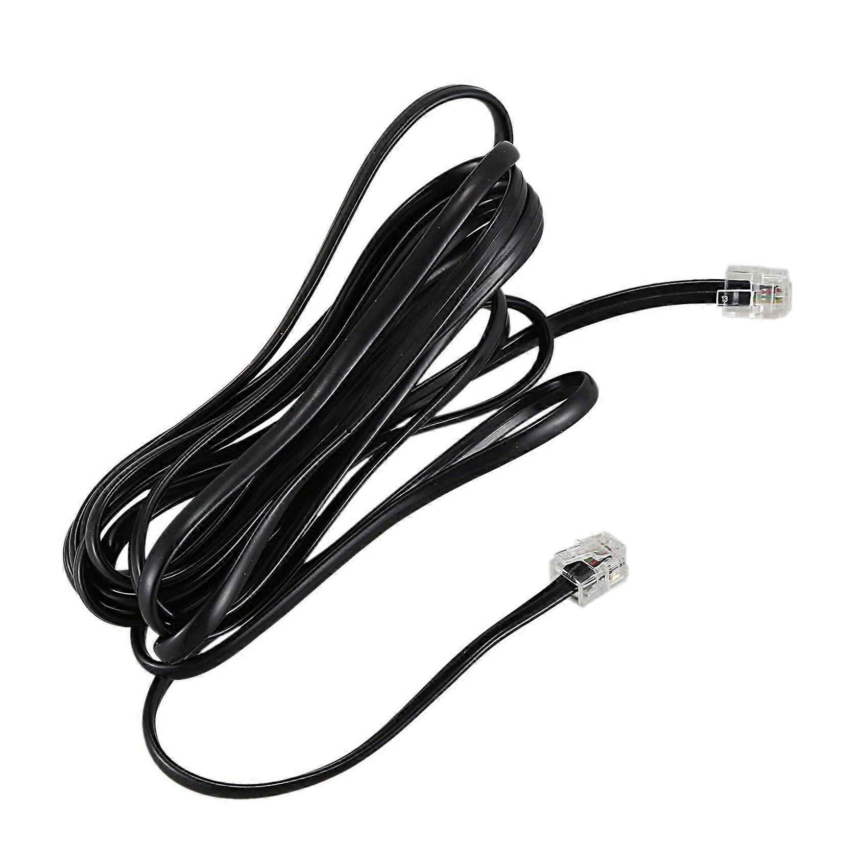 2X RJ11 6P4C Telephone Cable Cord ADSL Modem 3 Meters