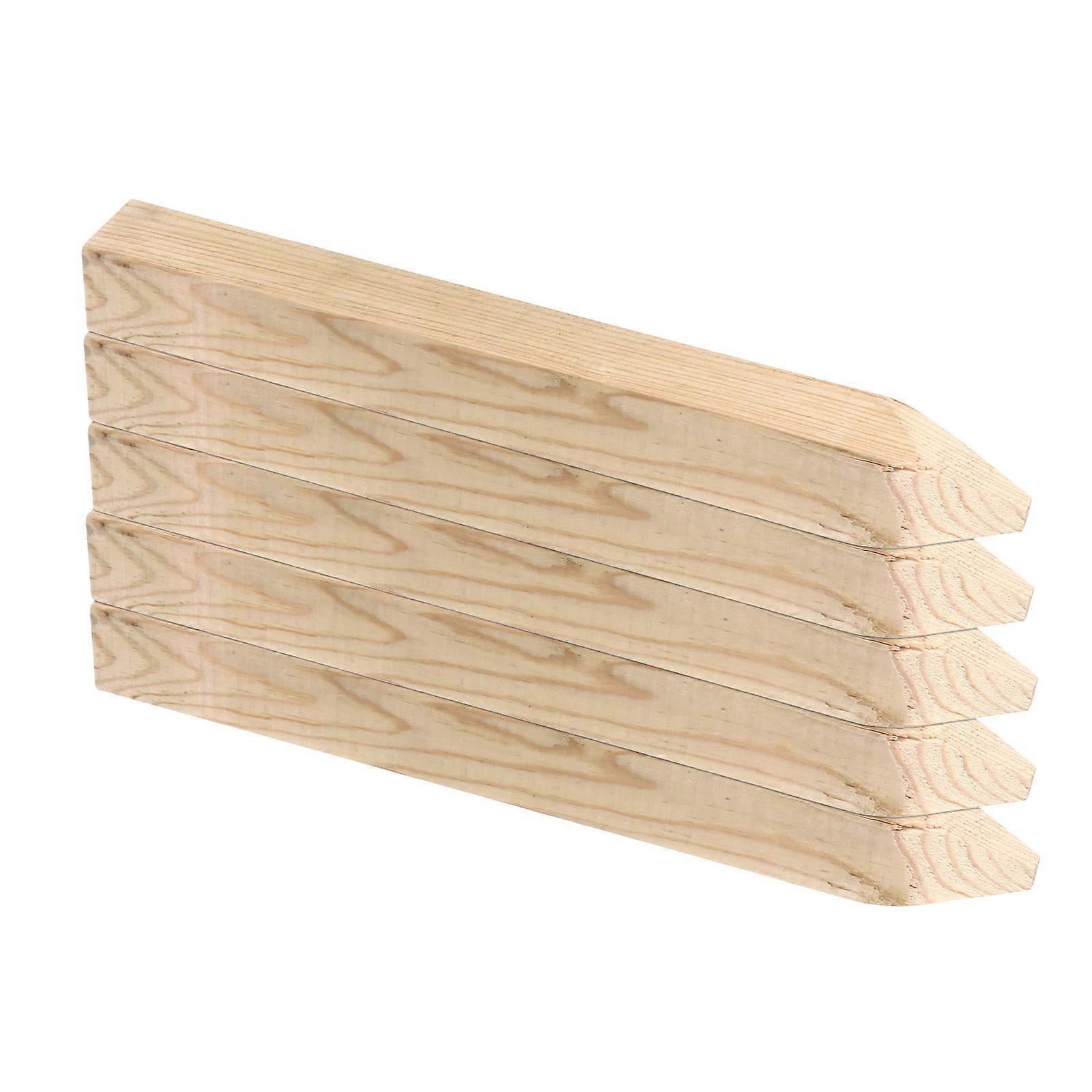 Wooden Stakes for Measuring Made of Synthetic Material in Chocolate Color 5 Pieces