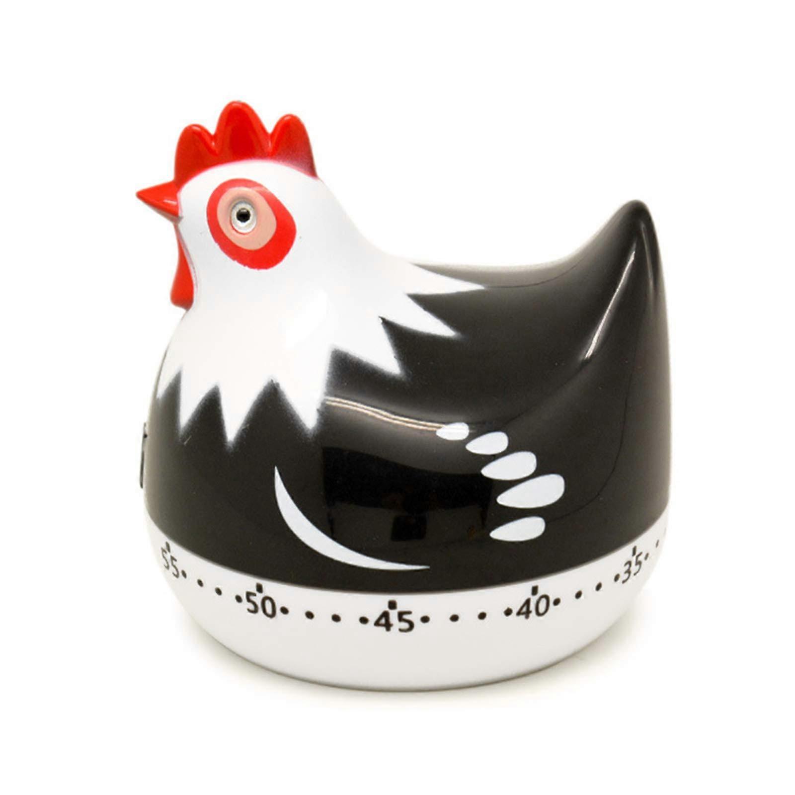 55 Minute Mechanical Kitchen Timer Hen Shaped Cooking Timer for Baking and Precise Timing