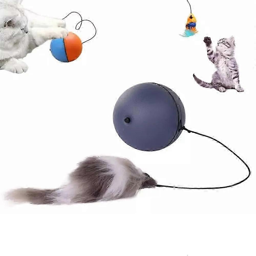 automatisk kattelekball interaktiv lek