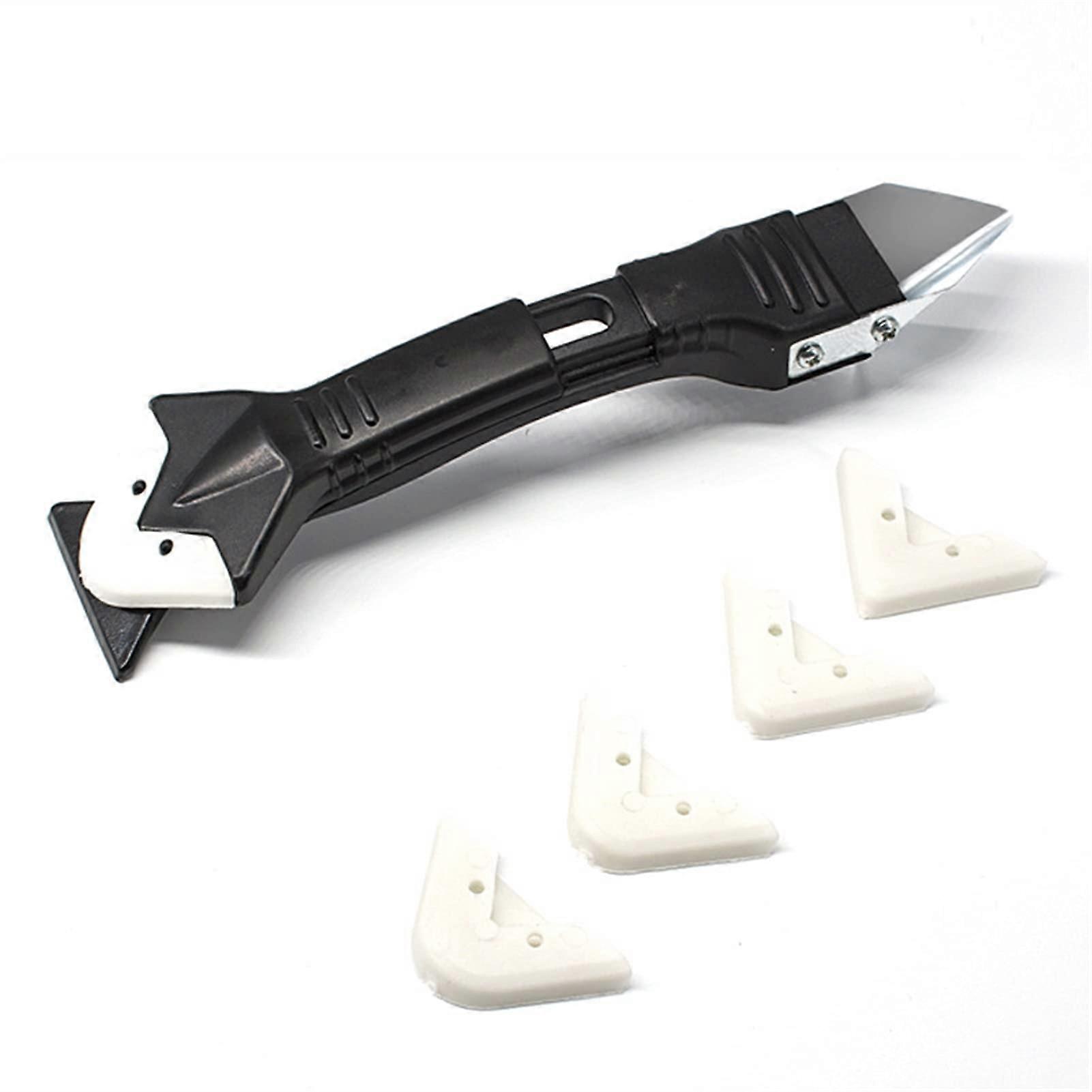 5-piece set of seam tools glass glue scraper plastic scraper Yin-Yang corner shovel glue scraper set