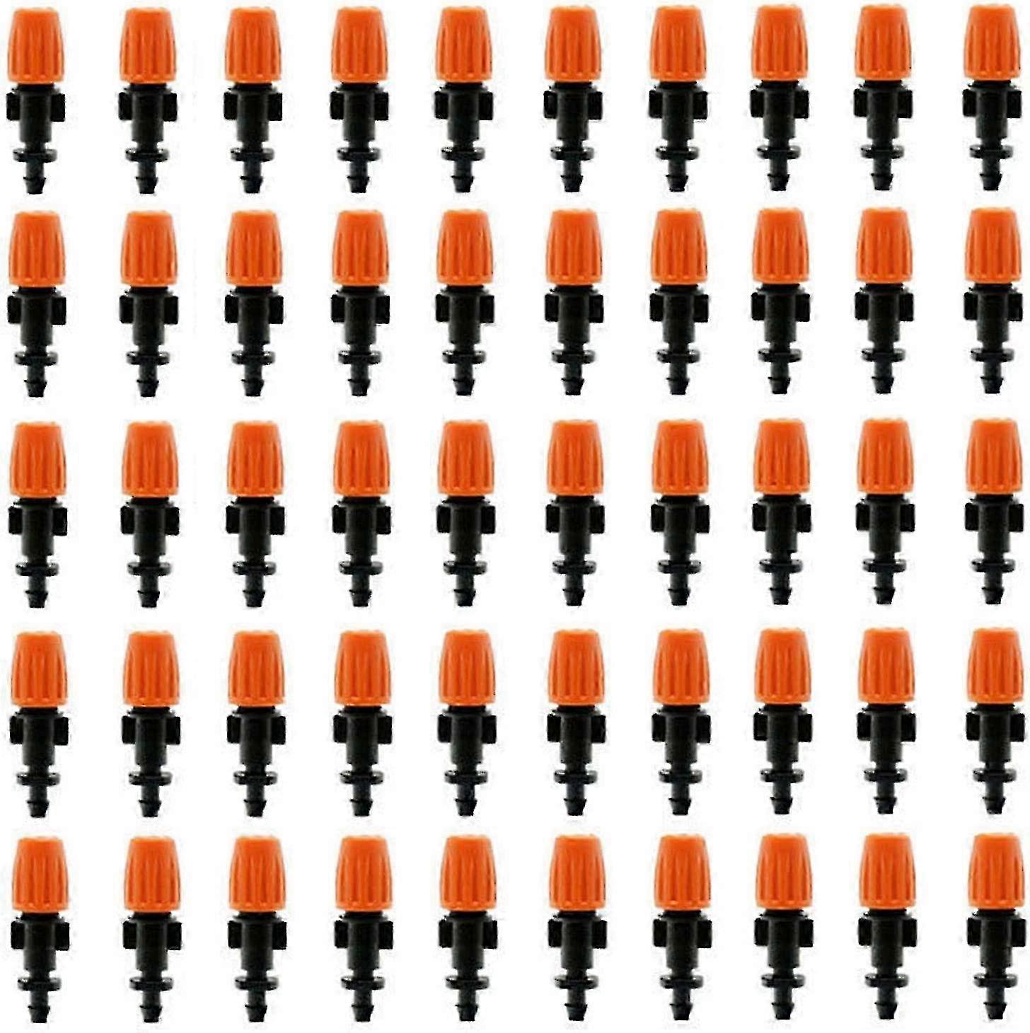 50Pcs Garden Irrigation Micro Flow Dripper, Adjustable Micro Drip Head Watering System