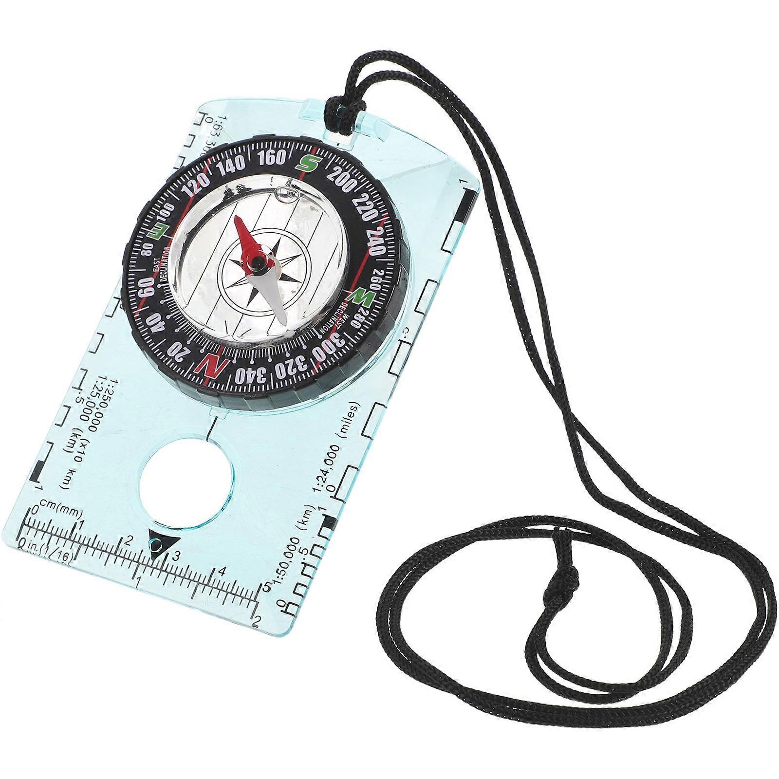 Multifunctional Navigation Compass Map Ruler for Explorer Hiking