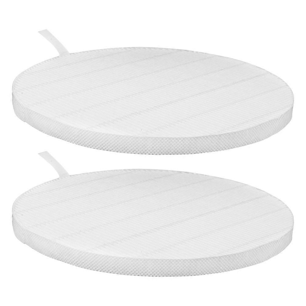 White Nail Dust Collector Filter for Nail Art Suction 2Pcs Durable