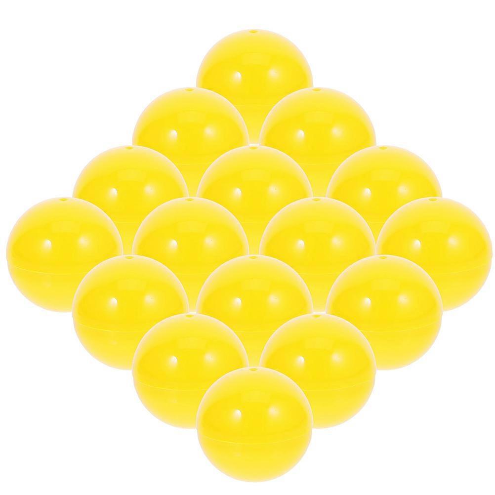 PVC Yellow Balls for Decor with Openable Design 25pcs