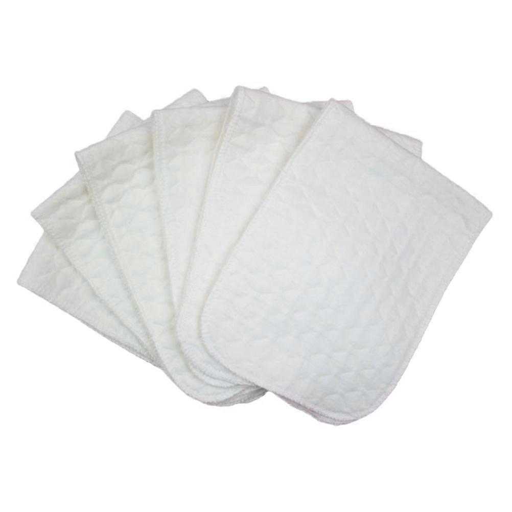 Washable Cotton Diapers Baby Diaper Change Pad Three Layer 10Pcs Pack
