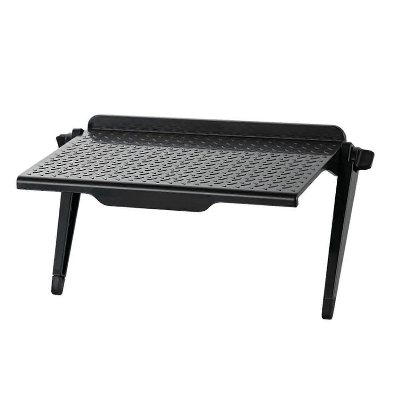 Desk Monitor Stand Punch Design Bracket Sturdy Plastic Shelf For Computer And TV Screen Storage Plant Pen Snack