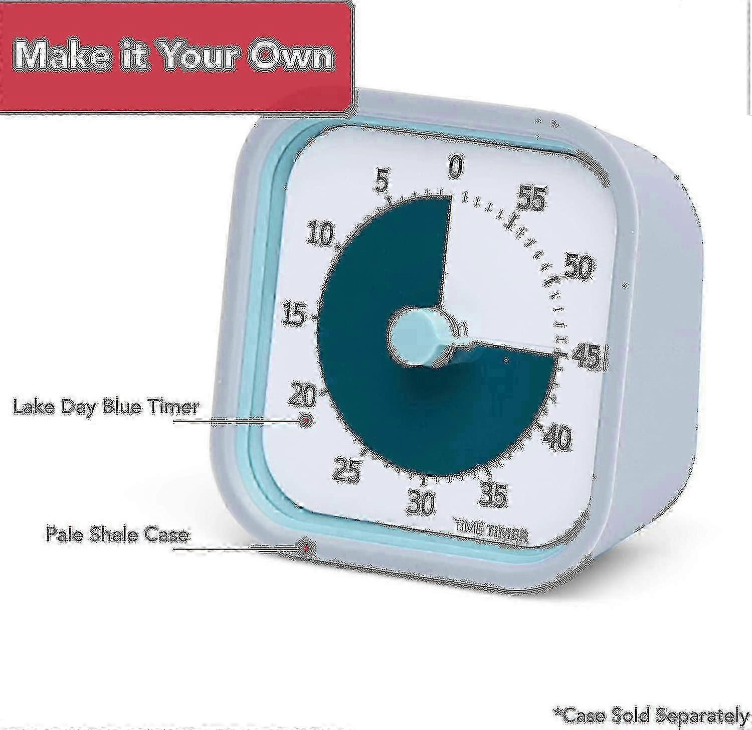 Time Timer Home - 60 Minute Kids Visual Timer Home Edition - compatible with Homeschool Supplies Study Tool, Timer compatible with Kids Desk