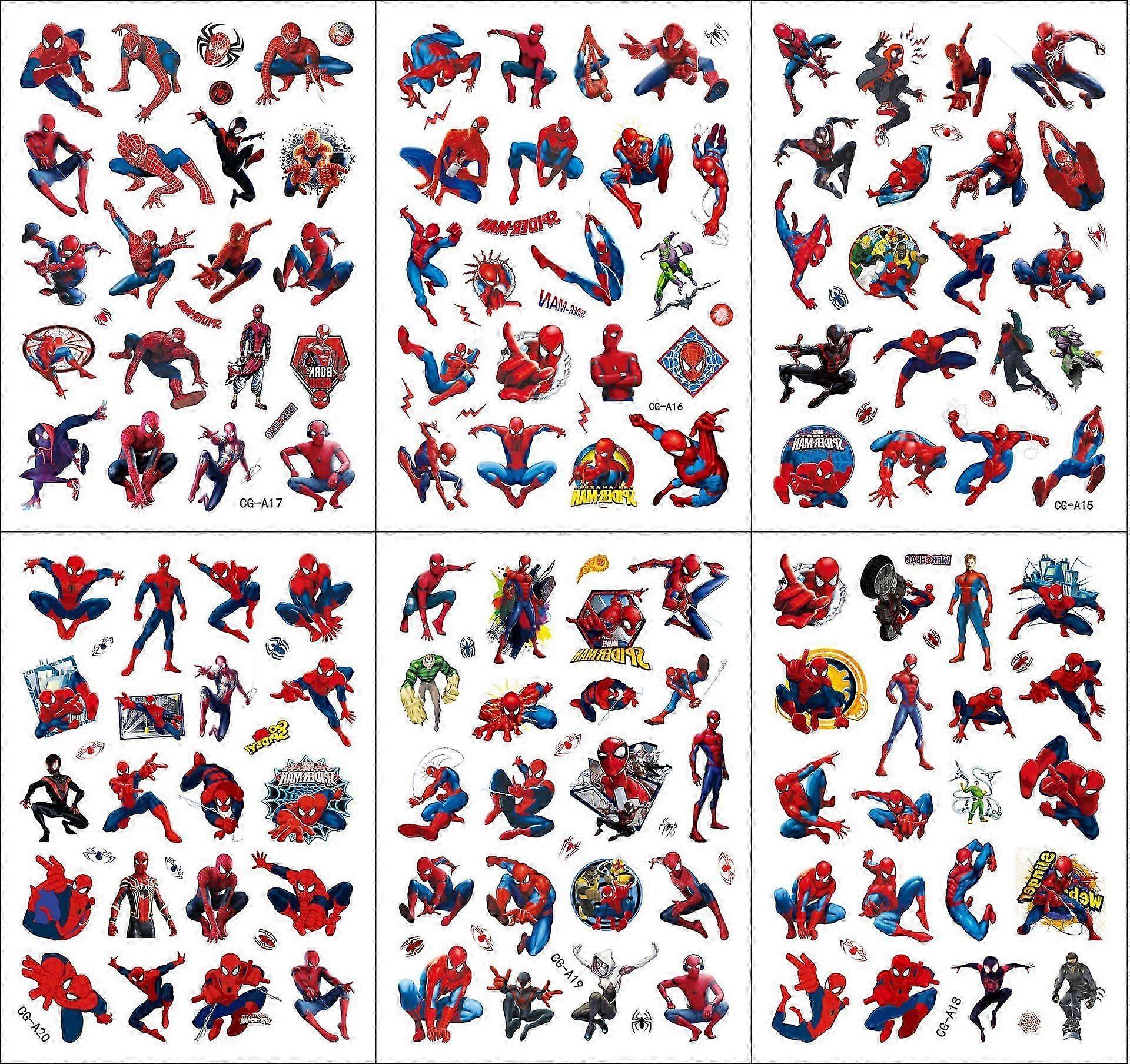 Spiderman Tattoo Children's Tattoos