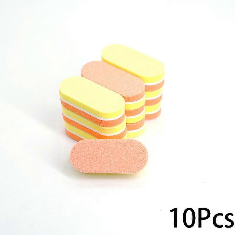10/20/40Pcs Mini Nails Sponge File Buffer Block Double Color Buffing Sanding File Pedicure Manicure Tool Gel Suplies Accessories