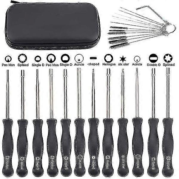 2-Pack Carburetor Adjustment Tool Kit for Small Trimmer Weedeater Chain - Set of 12