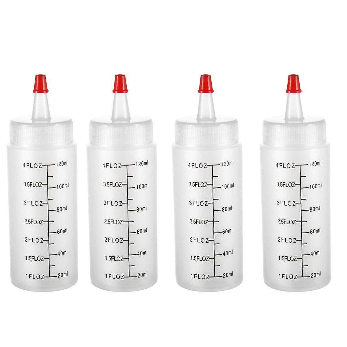 Practical Liquid Juice Squeeze Dispensing Bottles Capacity Top Cap Plastic Squeeze Squirt Bottle