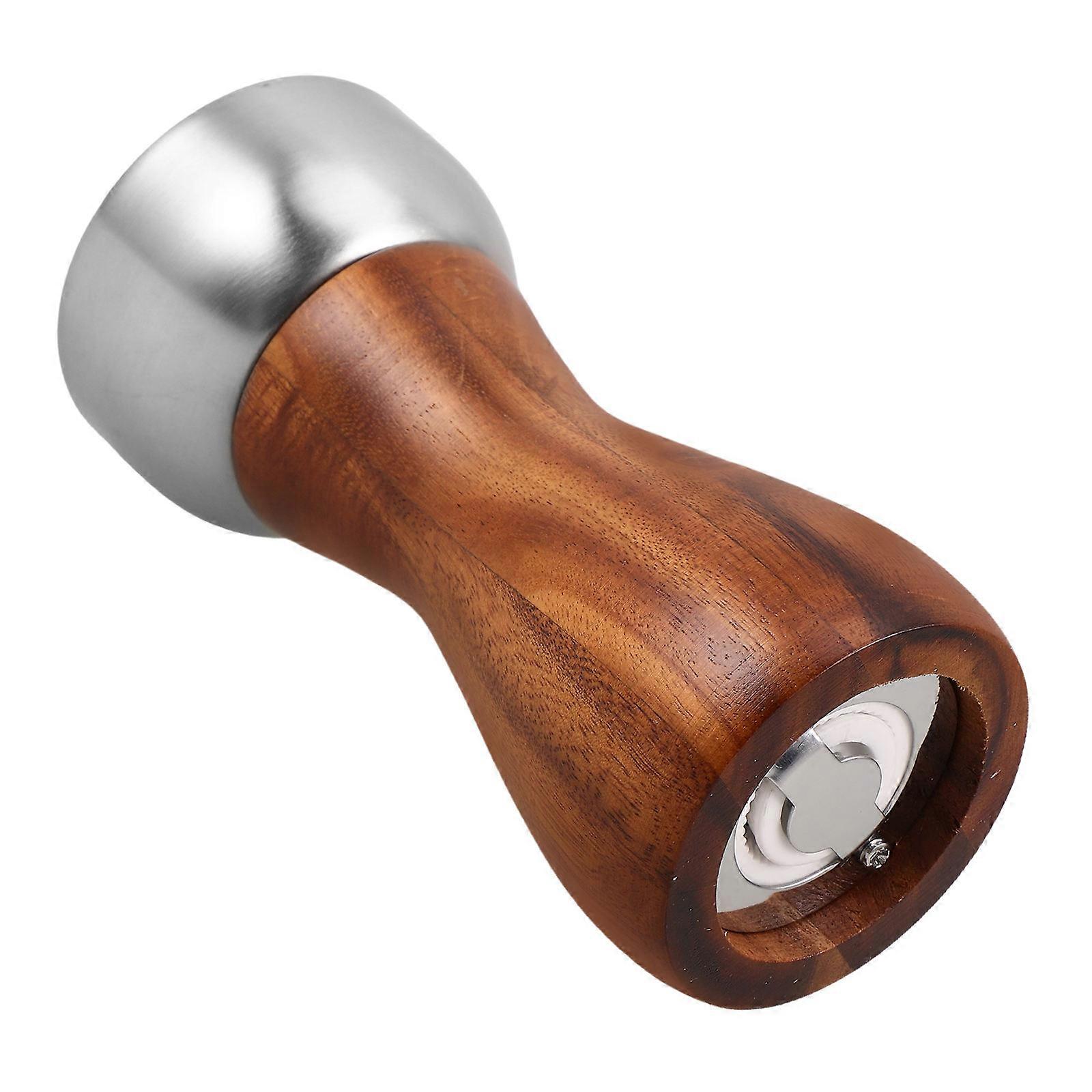 Hand Crank Pepper Grinder with Ceramic Core for Manual Kitchen Use