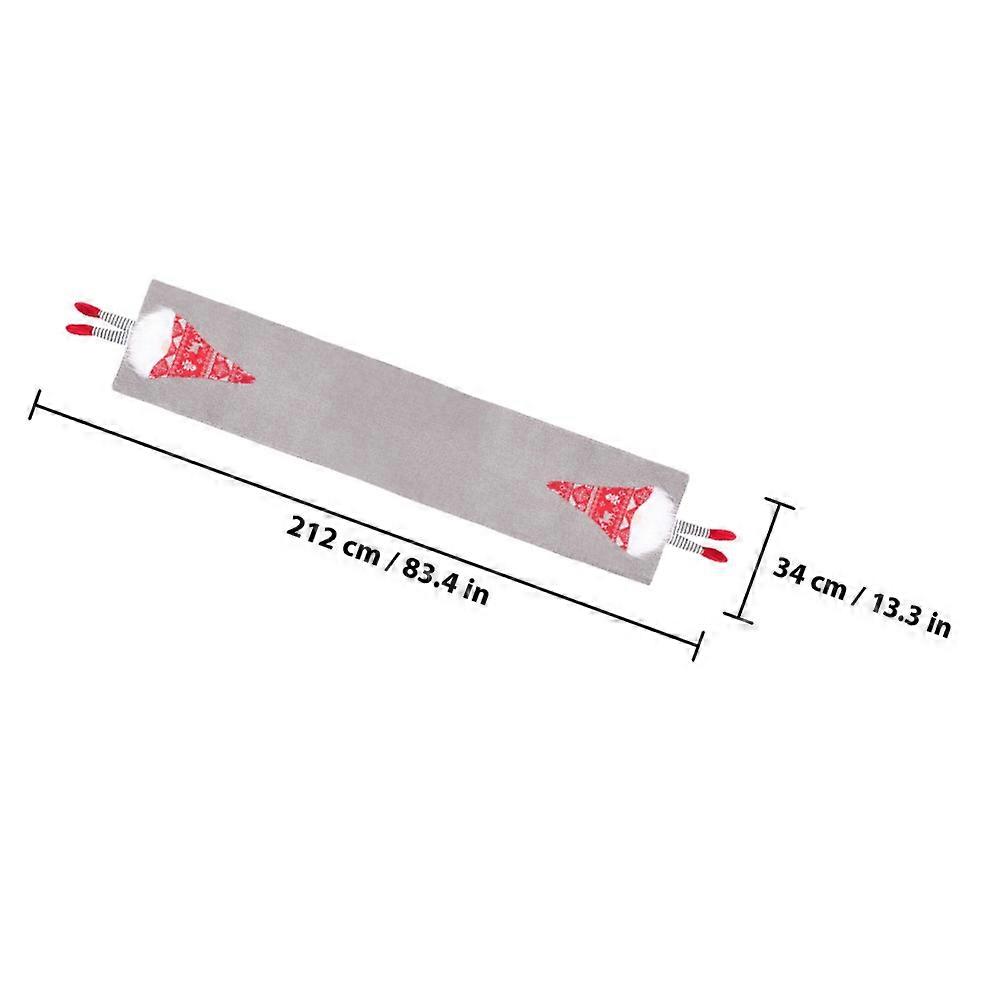 Christmas Tablecloth Faceless Dolls Style for Decoration Xmas Table Runner