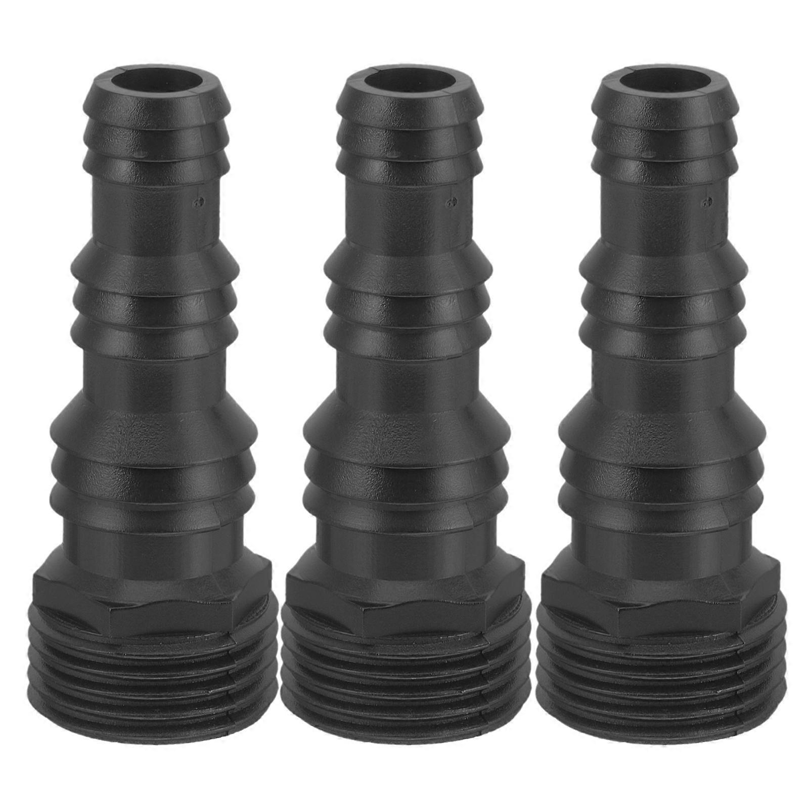3Pcs Plastic Garden Hose Bamboo Joint Connector Quick Connect Fitting