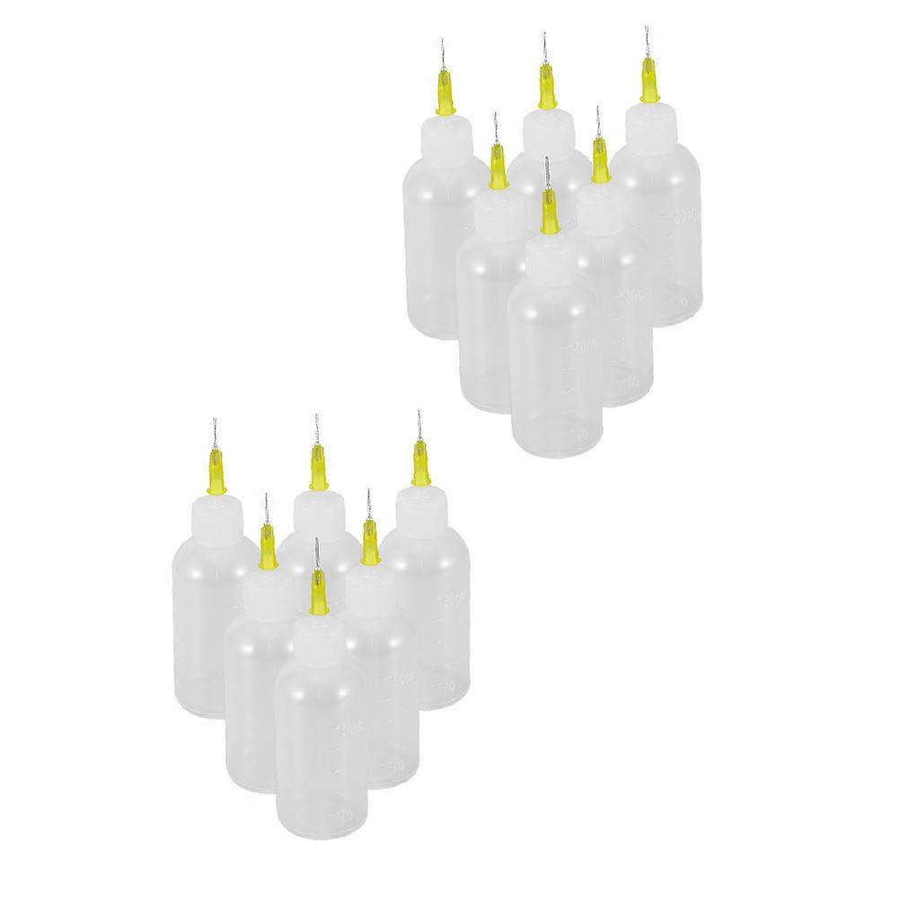 Needle Tip Applicator Glue Bottle for Liquid Dispensing 12Pcs Set