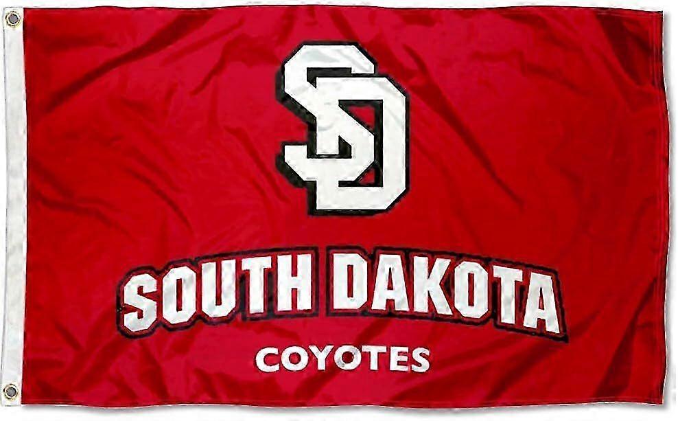 South Dakota Coyotes Logo Flag Large Uu 0489