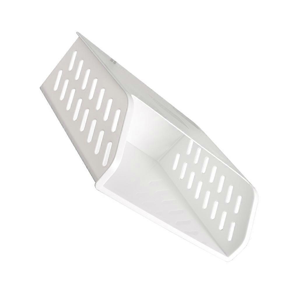 Plastic Kitchen Storage Rack for Storage Use 2Pcs Multipurpose Shelf White