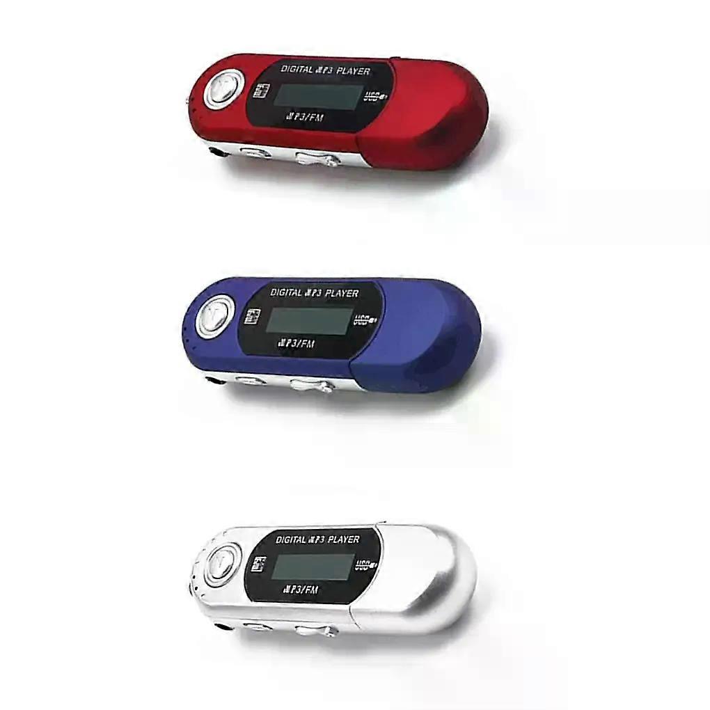 Mini MP3 Player USB 20 Small Flash Drive Multilanguage LCD Music Player with 35mm Audio Jack Automatic Shutdown High Quality