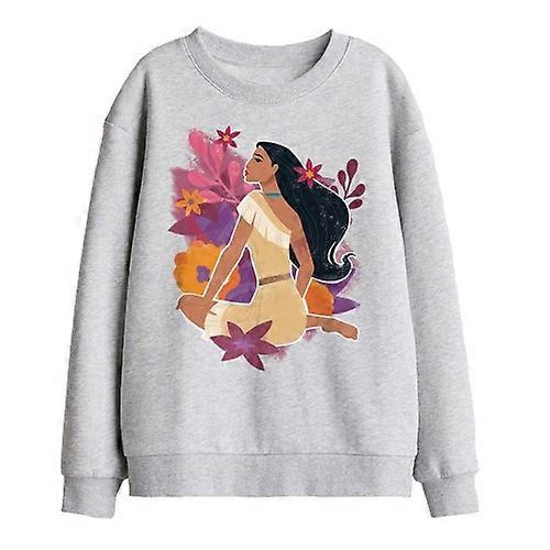 Pocahontas Childrens/Kids Flowers Sweatshirt