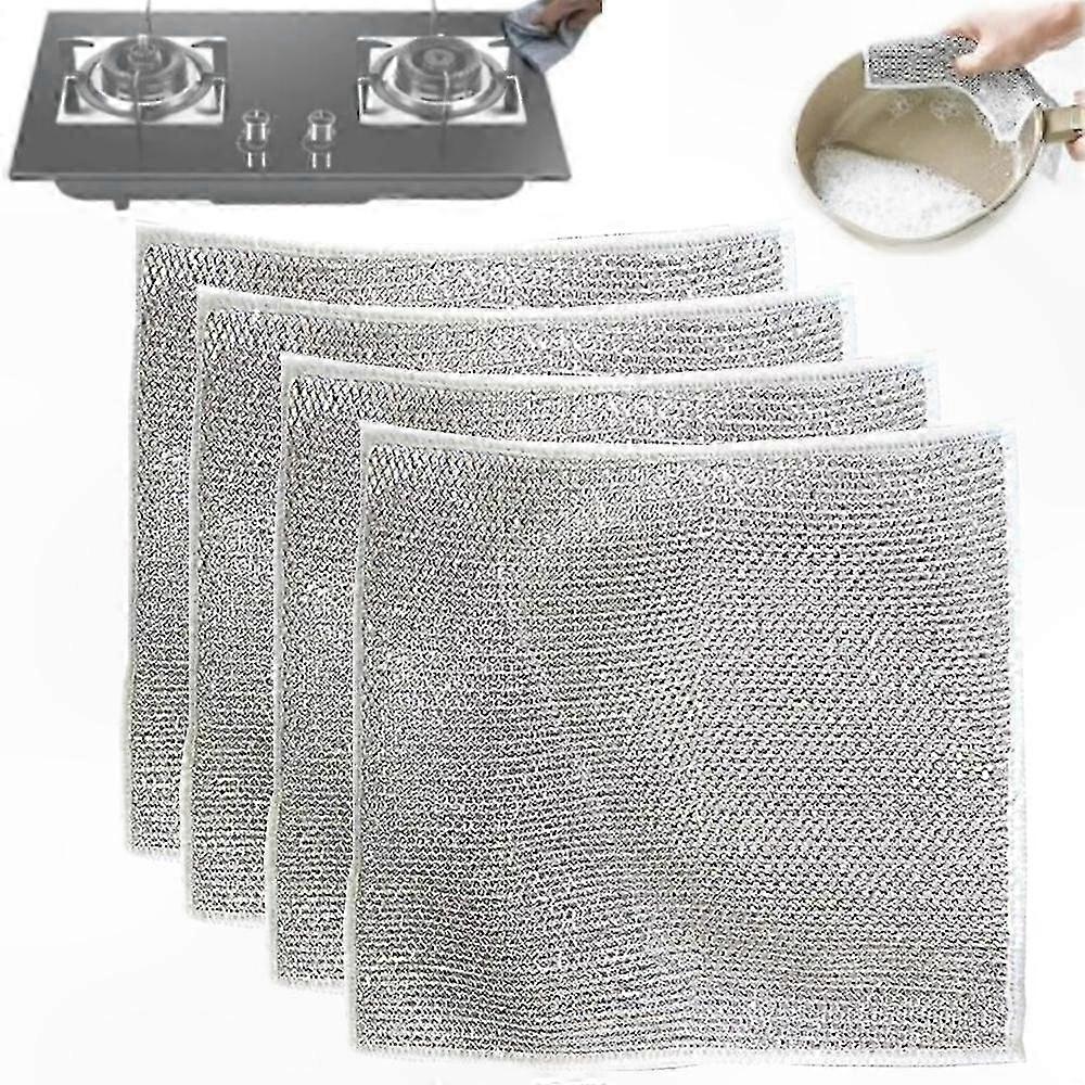 Multipurpose Wire Dishwashing Rags for Kitchen and Home Cleaning