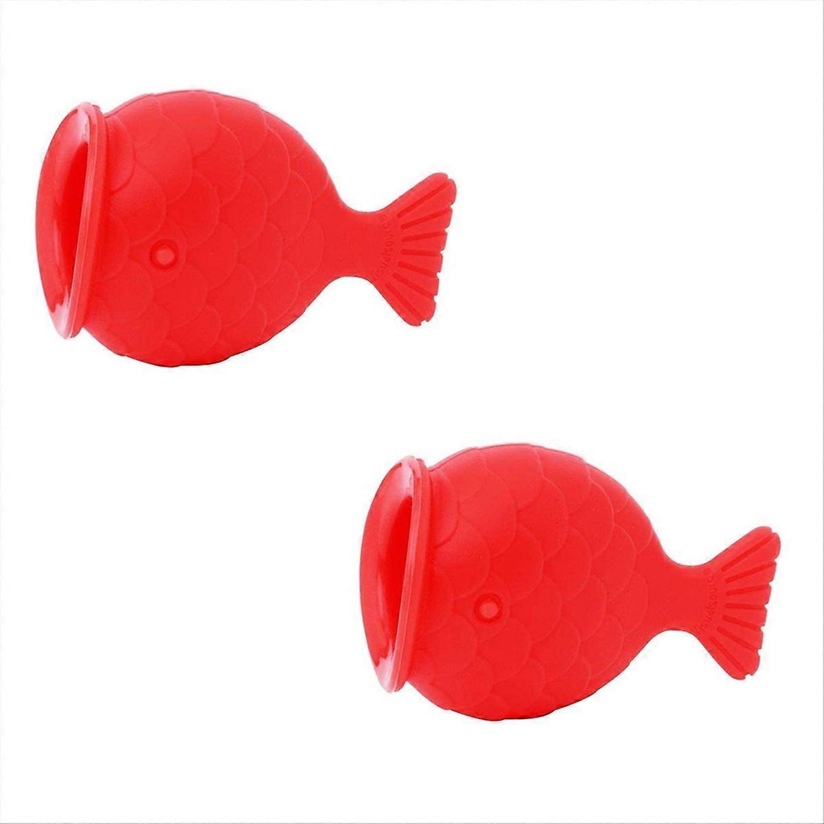 2Pcs Lips Enhancer Plumper Device Lèvres Silicone Forme De Poisson