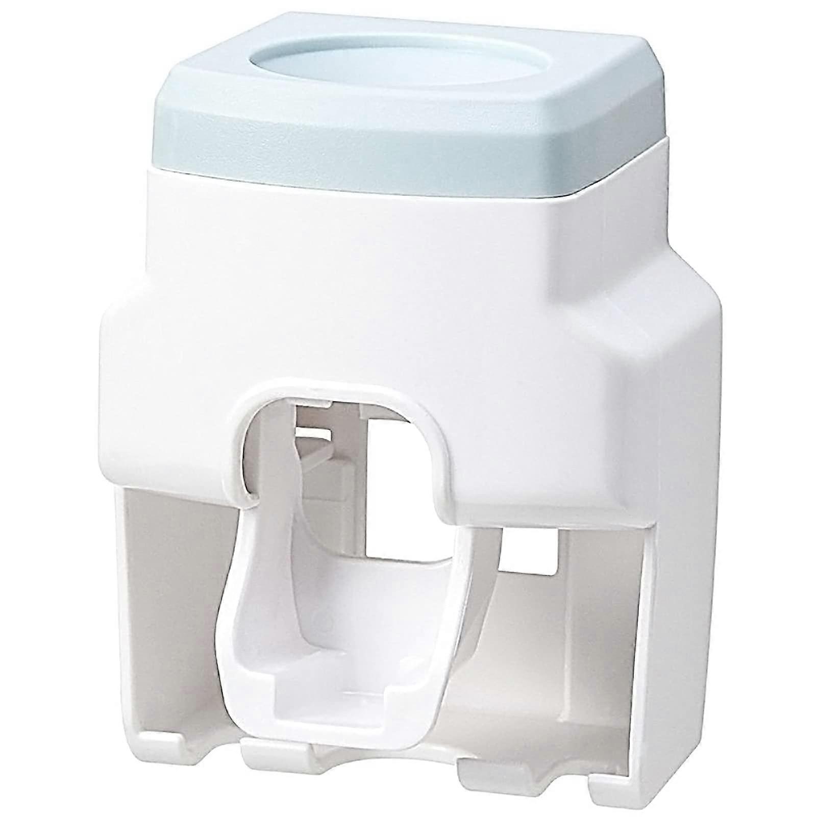 Automatic Toothpaste Dispenser with 2 Holder Slots Hands  Wall Mounted Vacuum Pump for Bathroom