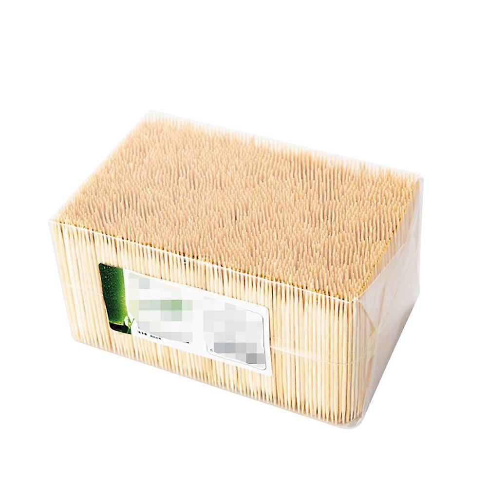 Eco-Friendly Bamboo Toothpicks Disposable Toothpicks for Fruit Serving 3500Pcs