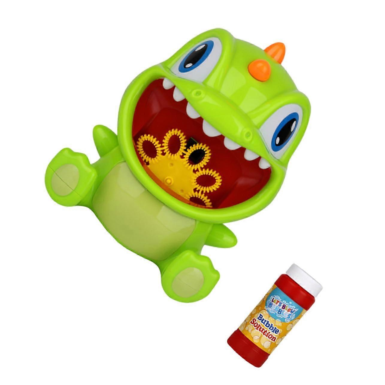 Dinosaur Bubble Machine for Kids, Automatic Electric Bubble Blower Toy with Continuous Output