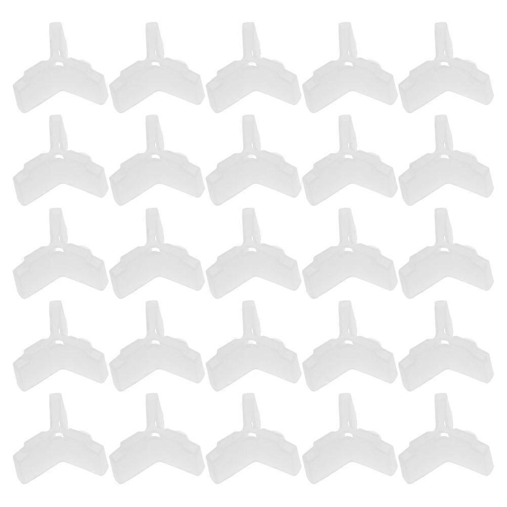 Plastic Triple Hook Cap Safety Protector for Protection 100Pcs