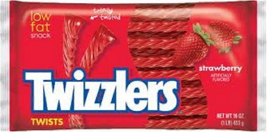 Twizzlers Çilekli Meyan Kökü 16 oz Çanta