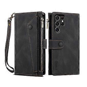 For Samsung Galaxy S26 Ultra 5G ESEBLE Retro Frosted RFID Flip Leather Case
