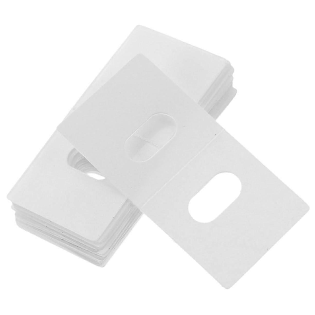Vertical Blind Replacement Tabs White 50 Pack Quick  Kit for Secure Slat Connection