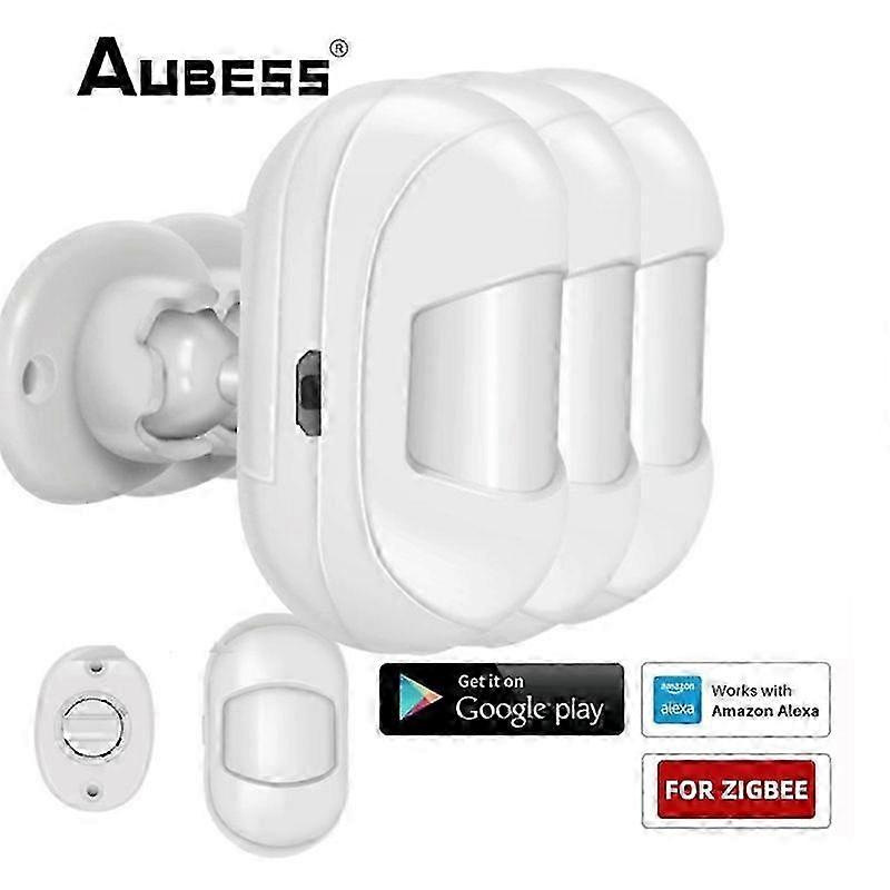 3Pcs Tenky Tuya Zigbee Human Motion Sensor Smart Home Pir Motion Sensor Detector Security
