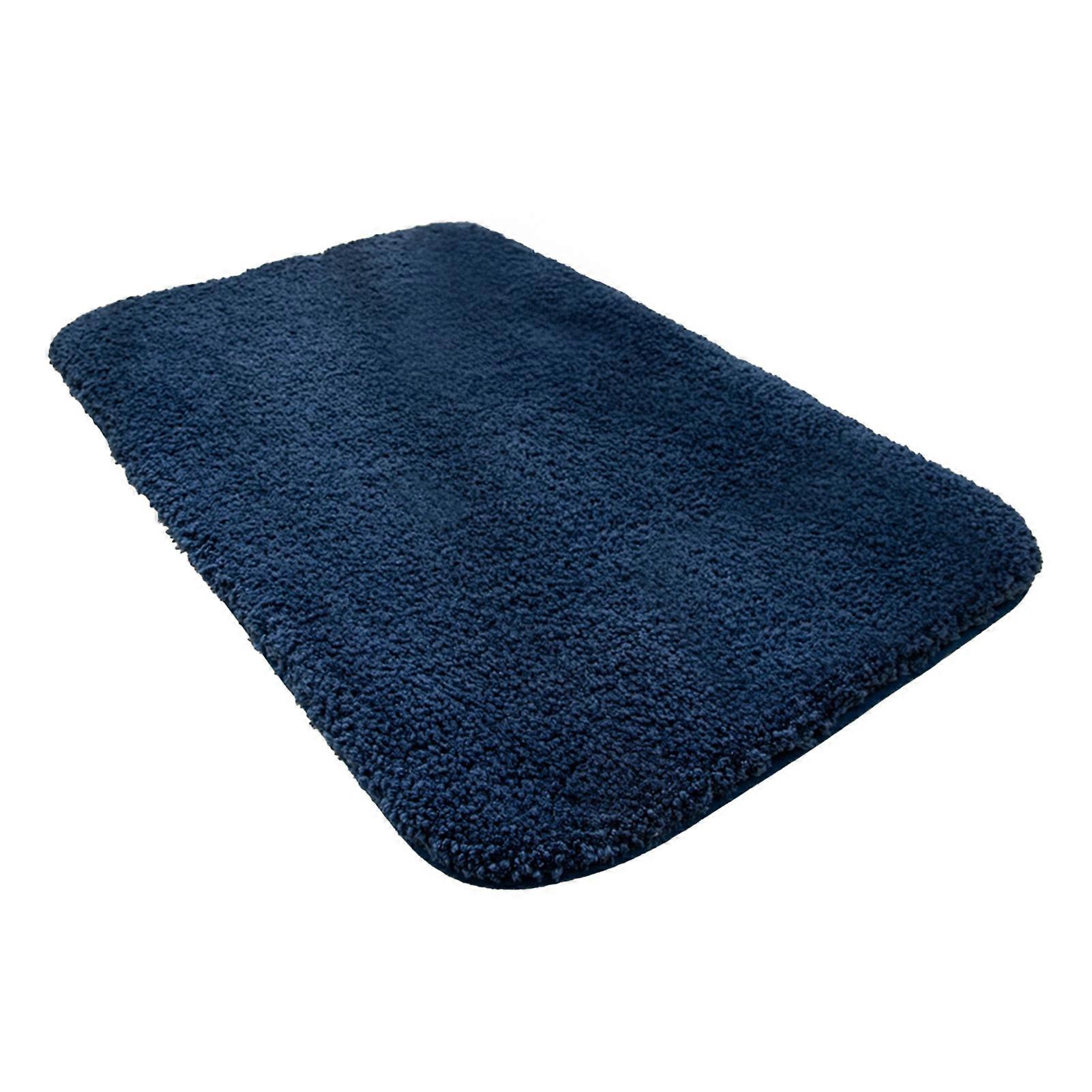 Machine Washable Solid Color Rug for Bathroom and Entryway