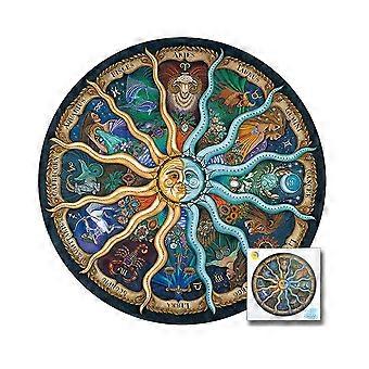 500 Piece Circular Jigsaw Puzzle for Adults Bulk Puzzle Supply Event Ready Classroom Activity Pack