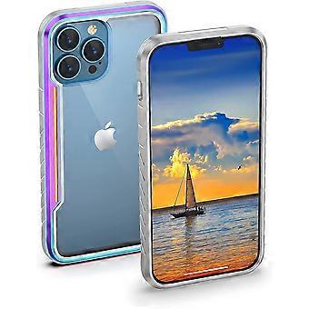 Military Grade Case for iPhone 13 Mini Shockproof Rugged Protective Cover with Raised Bezel Screen Guard Fuchsia